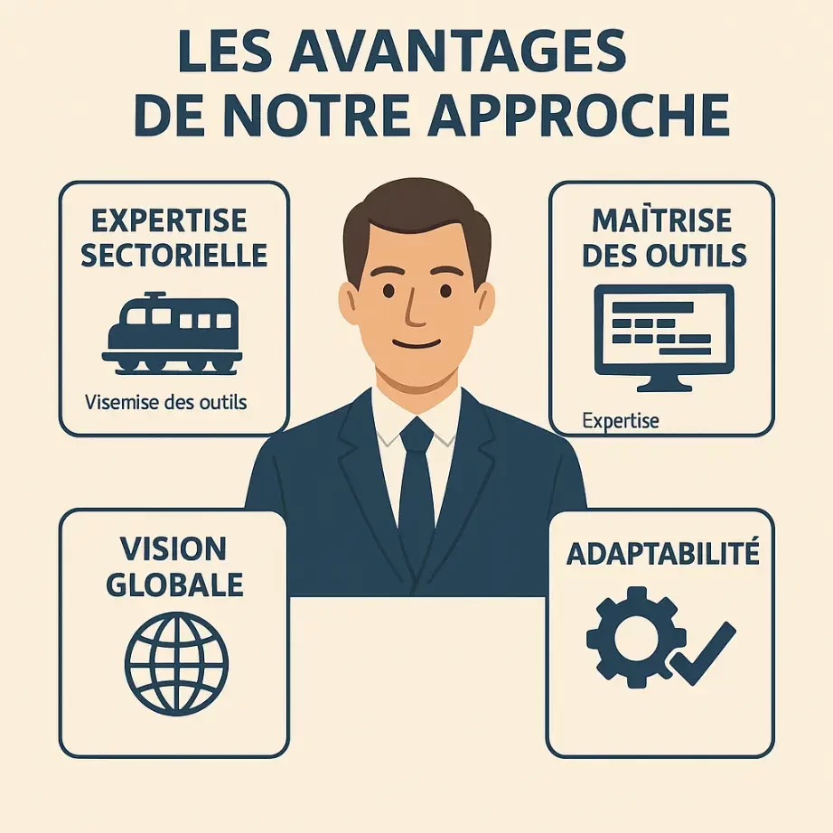 Planification et reporting ferroviaire | Qarat Consulting